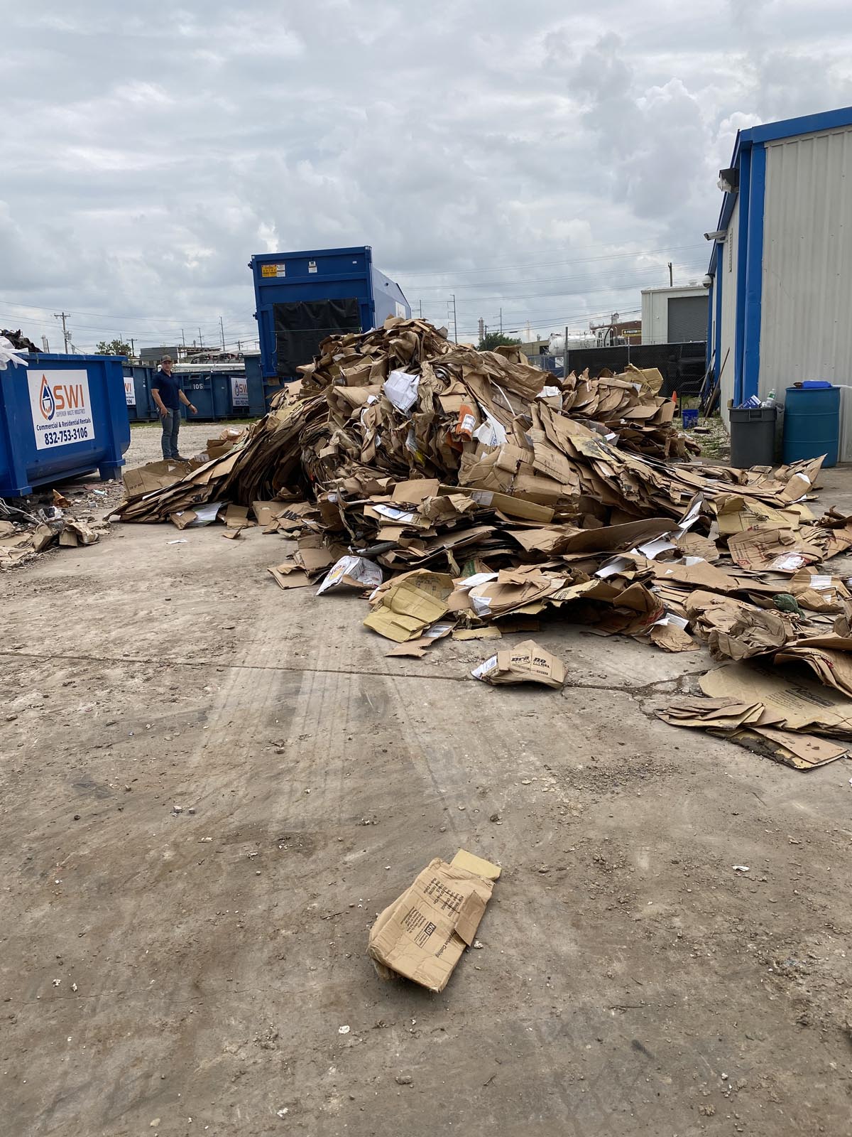 Cardboard Recycling in League City, Texas